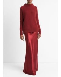 Vince - Plush Cashmere Funnel Neck Sweater - Lyst