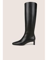 Vince - Lilith Leather Wide-Calf Knee Boot - Lyst