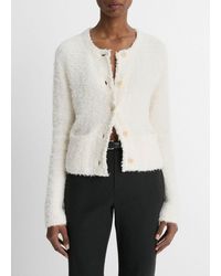 Vince - Italian Cotton-Blend Brocade Cardigan Jacket - Lyst