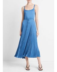 Vince - Relaxed Crushed Slip Dress - Lyst