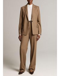 Vince - Elsa Fine Suiting High-Rise Straight-Leg Trouser - Lyst