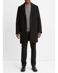 Vince - Classic Italian Wool-Blend Coat - Lyst