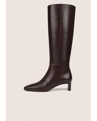 Vince - Lilith Leather Knee Boot - Lyst