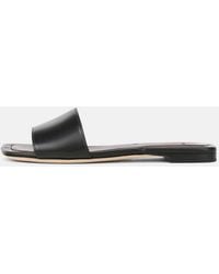 Vince - Valeria Leather Slide Sandal - Lyst
