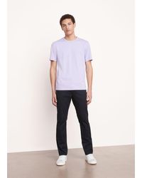 Vince - Garment Dye Short-sleeve T-shirt, Washed Wild Iris, Size L - Lyst
