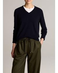 Vince - Cashmere Casual V-Neck Sweater - Lyst