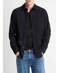 Vince - Italian Cotton Corduroy Button-Front Shirt - Lyst