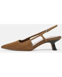 Vince - Bianca Suede Slingback Heel - Lyst