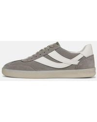 Vince - Suede Leather Low-Top Sneakers - Lyst