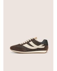 Vince - Oasis Suede & Herringbone Runner Sneaker - Lyst