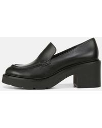 Vince - Rowe Leather Lug Loafer, Black, Size 9 - Lyst