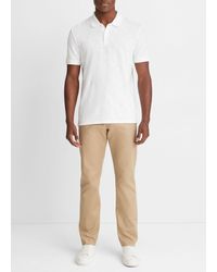 Vince - Classic Slub Polo Shirt - Lyst