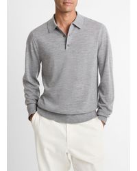 Vince - Wool Polo Sweater - Lyst
