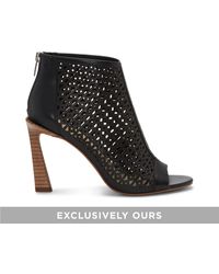 vince camuto cone heel bootie