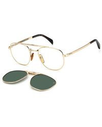 David Beckham - Db 1082/G/Cs 06J/Uc Sunglasses Metal Geometric Clip-On - Lyst