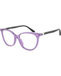 Emporio Armani - Ea3249U 6197 Optical Frames Acetate Cat Eye Normal - Lyst