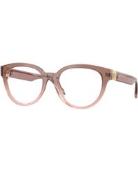 Versace - Ve3384 5435 Optical Frames Acetate Round Normal - Lyst