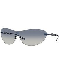 DIESEL - Dl1006 102414 Sunglasses Metal Round Normal Shaded - Lyst