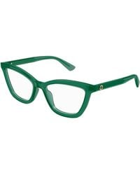 Gucci - Gg1686O 010 Optical Frames Acetate Transparent Round - Lyst