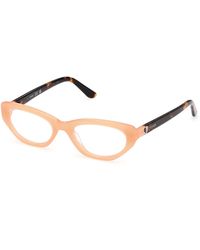 Guess - Gu50395 44 Optical Frames Acetate Round Normal - Lyst