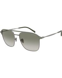 Giorgio Armani - Ar6154 33768E Sunglasses Steel Squared Normal Shaded - Lyst