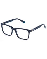 Fila - Vfi990 703 Optical Frames Acetate Squared - Lyst