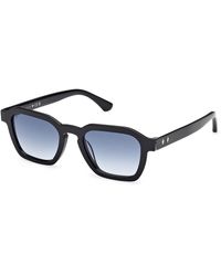 Web - We0392 01W Sunglasses Acetate Squared Normal - Lyst