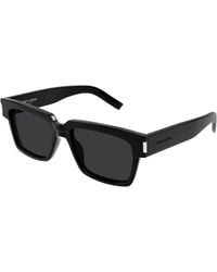 Saint Laurent - Sl 732 Vadim 001 Sunglasses Acetate Squared - Lyst