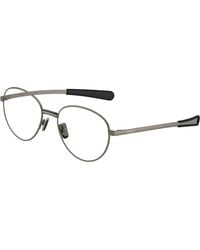 Moncler - Me1015 1016 Optical Frames Metal Transparent Round Normal - Lyst