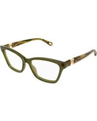 Chloé - Ch0412O 010 Optical Frames Acetate Transparent Cat Eye - Lyst