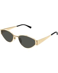 Gucci - Gg1853S 001 Sunglasses Metal Geometric - Lyst