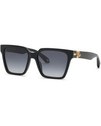 Roberto Cavalli - Src153M 700 Sunglasses Acetate Smoke Squared Normal Nuanced - Lyst