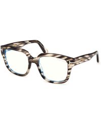 Tom Ford - Ft6094-B 056 Optical Frames Acetate Squared Normal - Lyst