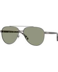 DIESEL - Dl1021 1045/2 Sunglasses Metal Pilot Normal - Lyst