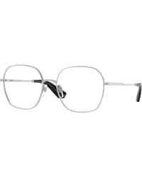 Burberry - Be1398 1005 Optical Frames Metal Transparent Cat Eye Normal - Lyst