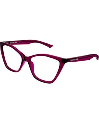 Balenciaga - Bb0405O 004 Optical Frames Acetate Transparent Butterfly - Lyst