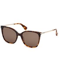 Max Mara - Mm0202 56J Sunglasses Squared Normal - Lyst