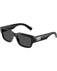 Dolce & Gabbana - Dg4483 501/87 Sunglasses Acetate Squared Normal - Lyst