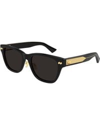 Bottega Veneta - Bv1402Sk 001 Sunglasses Acetate Squared - Lyst