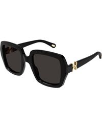 Chloé - Ch0301S 001 Sunglasses Acetate Squared - Lyst