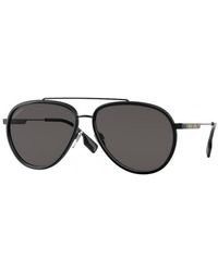 Burberry - Be3125 Oliver 100787 Sunglasses Metal Pilot - Lyst