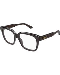 Chloé - Ch0340O 006 Optical Frames Acetate Transparent Geometric - Lyst
