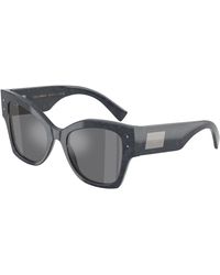 Dolce & Gabbana - Dg4478 34416V Sunglasses Acetate Cat Eye Normal - Lyst
