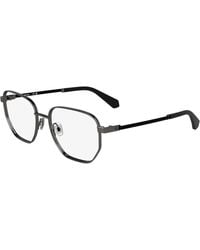 Calvin Klein - Ckj25203 017 Optical Frames Metal Squared Normal - Lyst