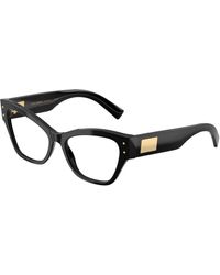 Dolce & Gabbana - Dg3404 501 Optical Frames Acetate Transparent Butterfly Normal - Lyst