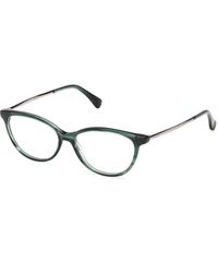 Max Mara - Mm5236 098 Optical Frames Acetate Round Normal - Lyst