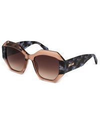 Just Cavalli - Sjc100V 06Me Sunglasses Acetate Geometric Normal Nuanced - Lyst