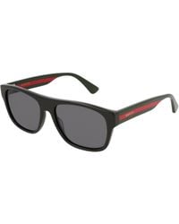 Gucci - Gg0341S 001 Sunglasses Acetate Squared Normal - Lyst