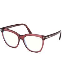 Tom Ford - Ft6042-B 069 Optical Frames Acetate Butterfly Normal - Lyst