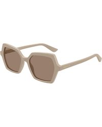McQueen - Am0537S 003 Sunglasses Acetate Geometric - Lyst